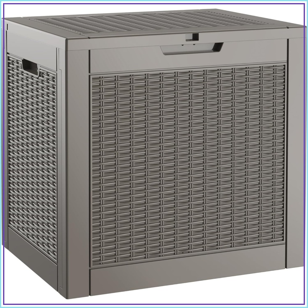 Gardening Tools Box - 31 Gallon Waterproof Outdoor Storage Box,