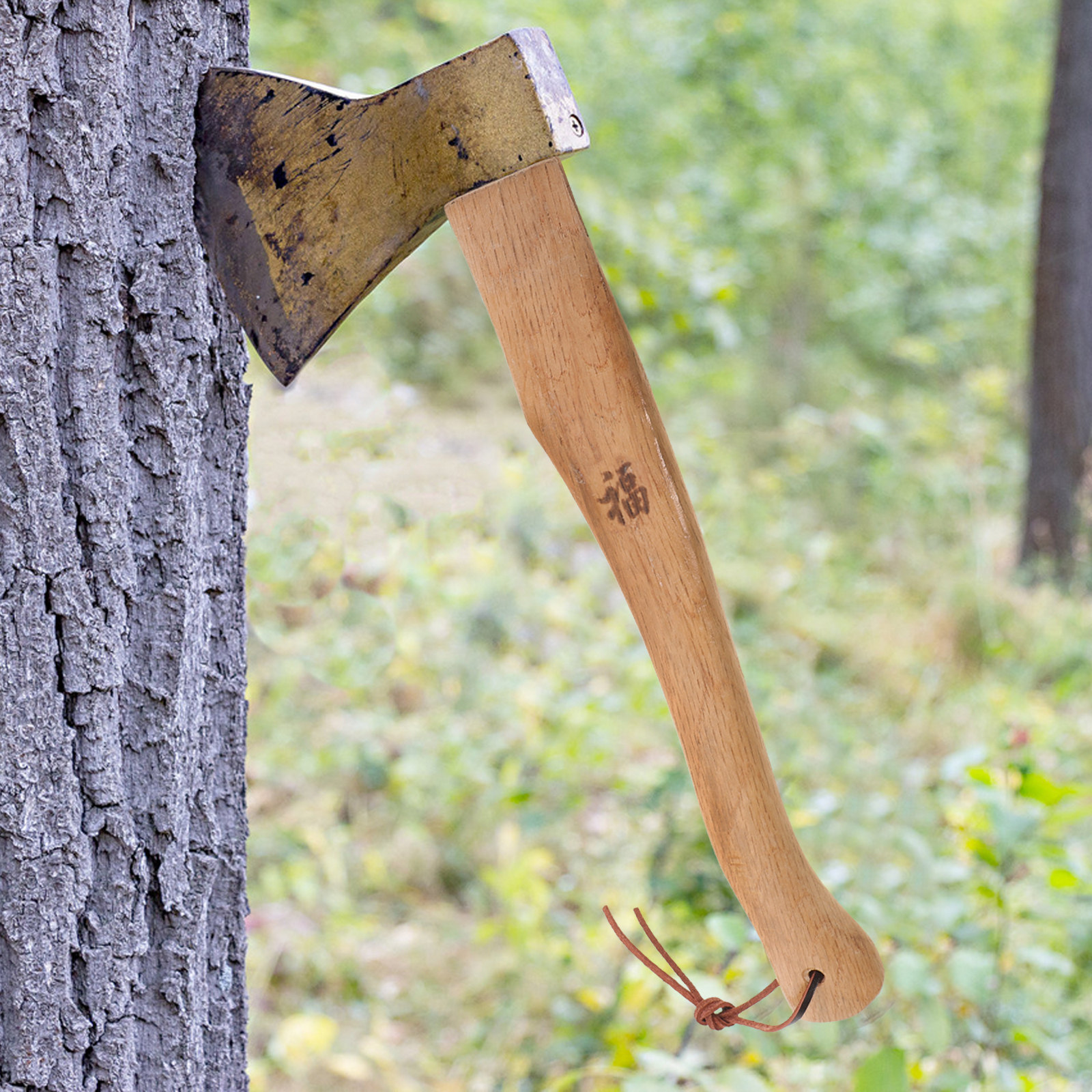 Spade Digging Fork - Wooden Axe Handle Replacement Ergonomic Outdoor
