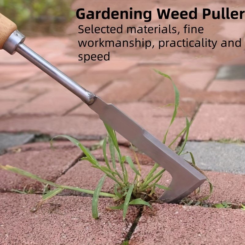 Gardening Tools Used - Stainless steel gap weeding tool, L-shaped