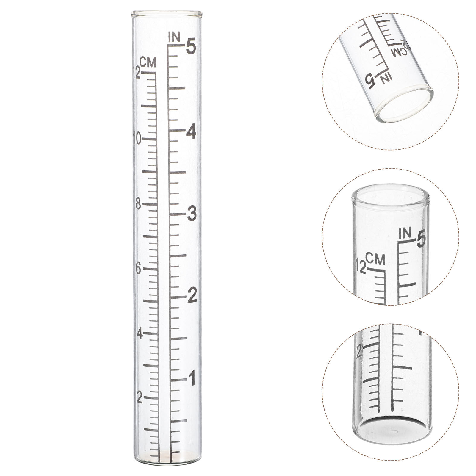 Gardening Tools And Accessories - 2Pcs Rain Gauge Replacement Tubes Glass