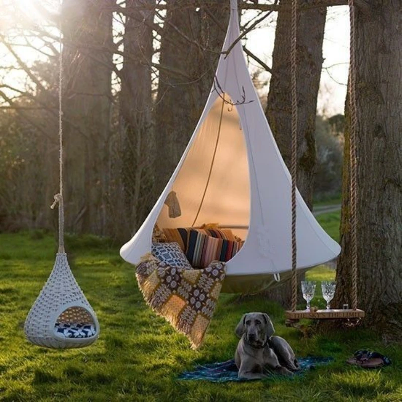Gardening Tools Toys - Children Swing Outdoor Garden Camp Hammock
