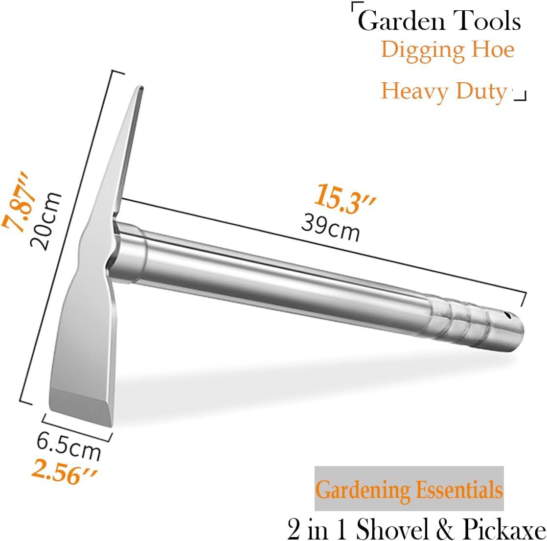 2 in 1 Garden Hoe and Pickaxe  - Gardening Tools Images บทวิจารณ์และราคา