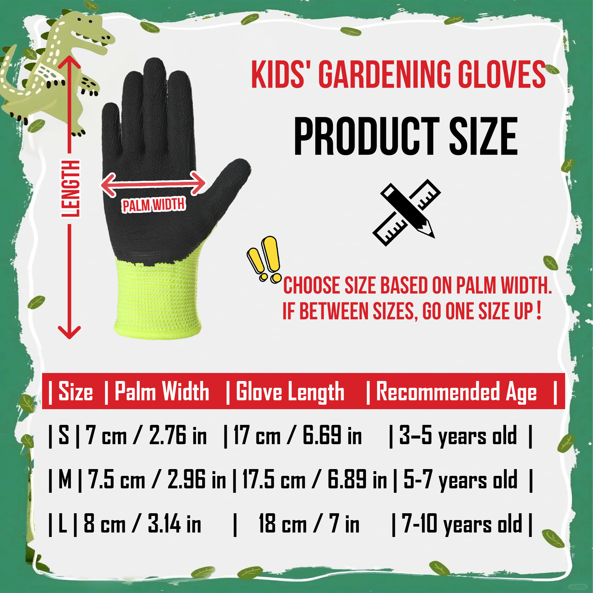 3 Pairs Kids Gardening Gloves  - Gardening Tools For 10 Year Olds บทวิจารณ์และราคา