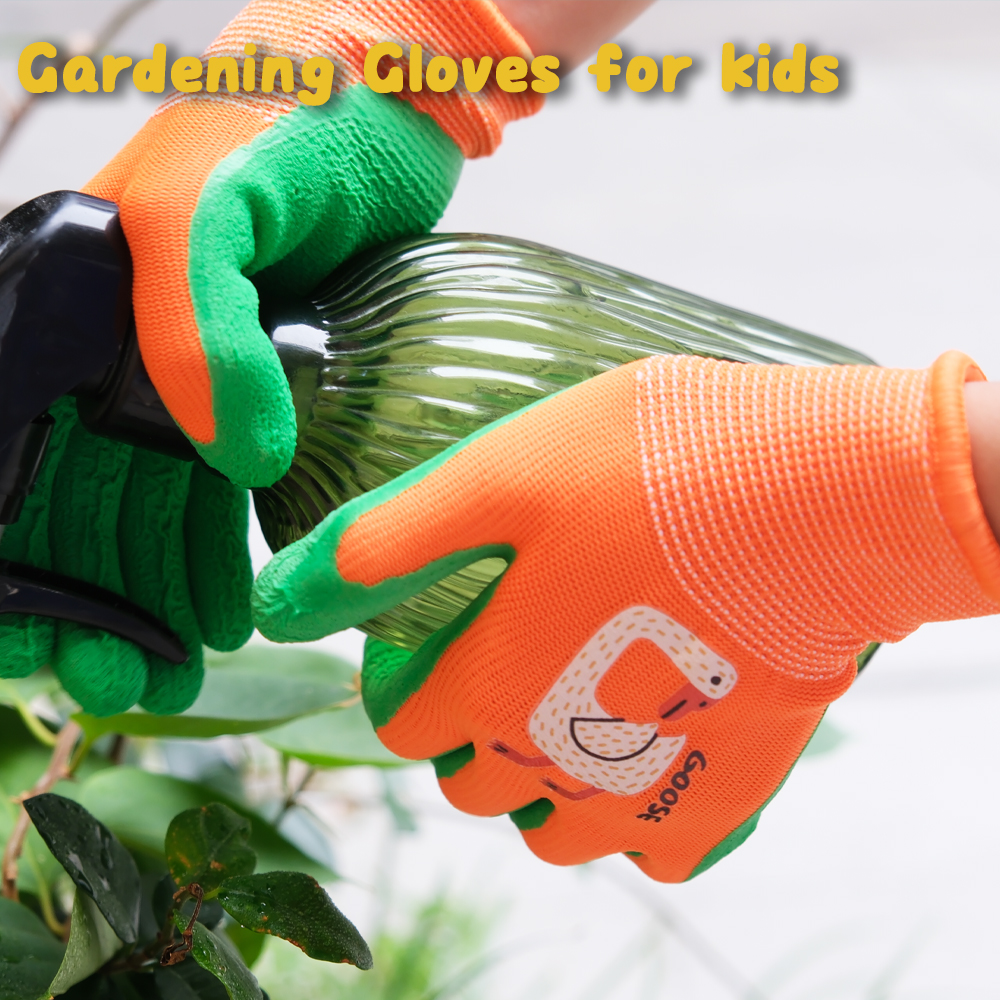 3 Pairs Kids Gardening Gloves  - Gardening Tools For 10 Year Olds บทวิจารณ์และราคา