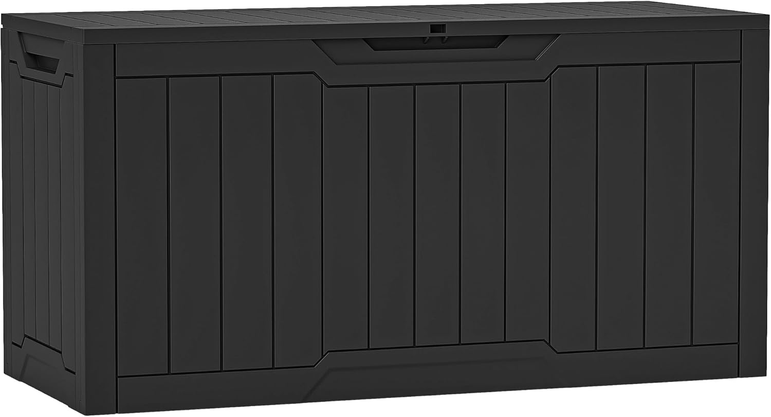 80 Gallon Resin Deck Box with  - Gardening Tools Images บทวิจารณ์และราคา