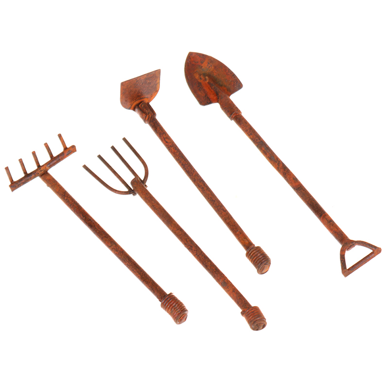 1:12 Scale Dollhouse Miniature - Gardening Tools Toys บทวิจารณ์และราคา