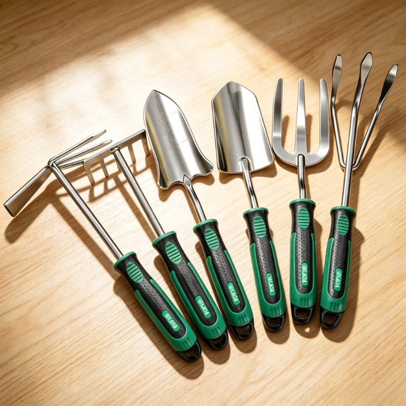 5Pcs Stainless Steel Garden Ha - Spade Digging Fork บทวิจารณ์และราคา