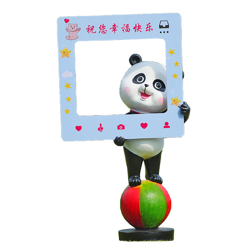 Cartoon panda ornament fibergl - Gardening Tools Cartoon บทวิจารณ์และราคา