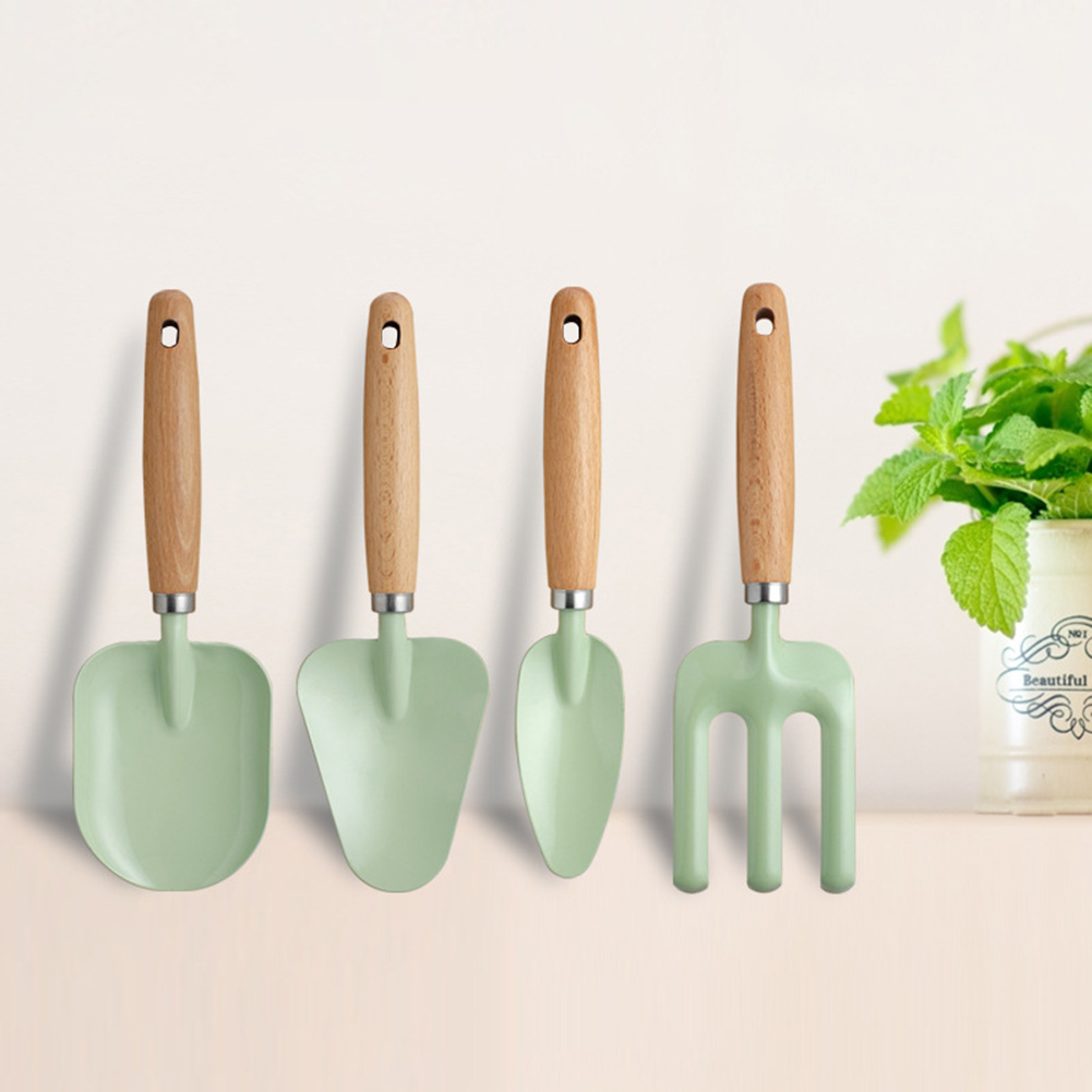 4 Pcs Gardening Tools With Woo - Gardening Tools For 10 Year Olds บทวิจารณ์และราคา