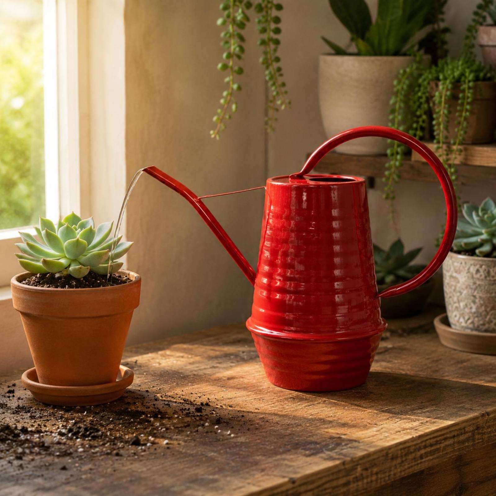 Long Spout Watering Can Rust-R - Watering Can Long Spout บทวิจารณ์และราคา