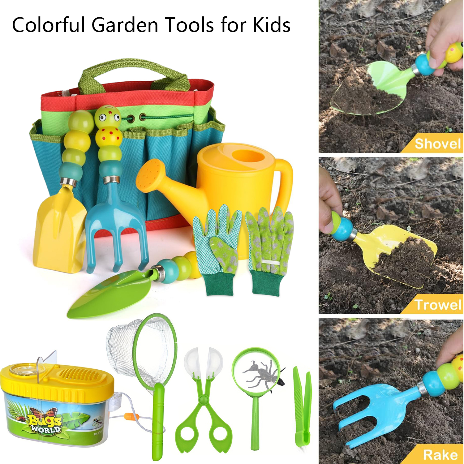 Colorful Garden Tools Toys for - Gardening Tools For 10 Year Olds บทวิจารณ์และราคา