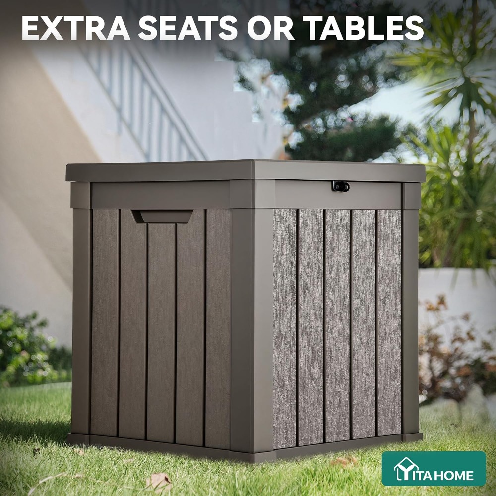 51 Gallon Outdoor Storage Deck - Gardening Tools Images บทวิจารณ์และราคา