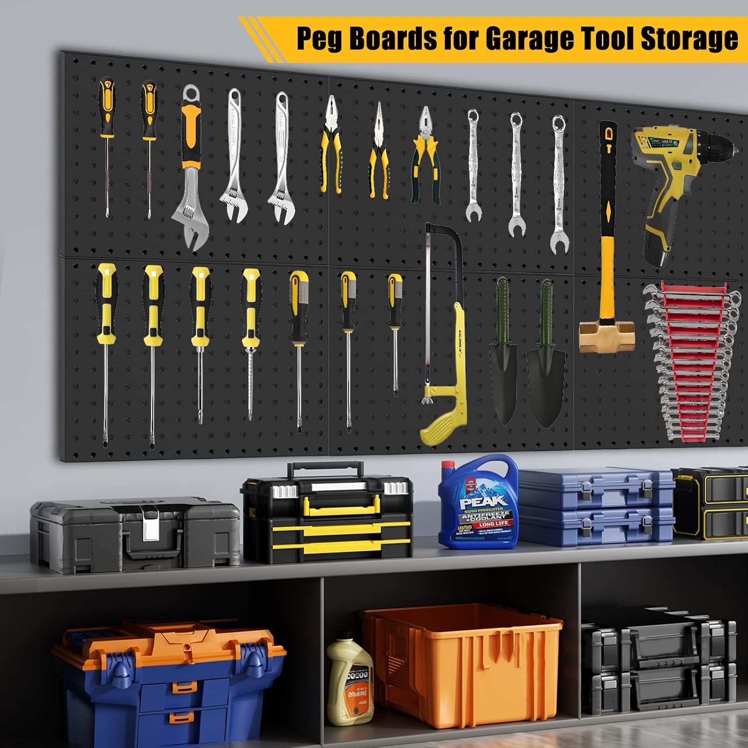 10 Pcs Metal Pegboard Panels,  - Gardening Tools Images บทวิจารณ์และราคา