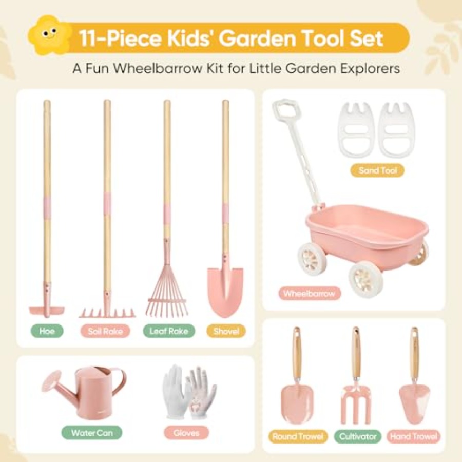 Gardening Set with Wheelbarrow - Gardening Tools In Japan บทวิจารณ์และราคา