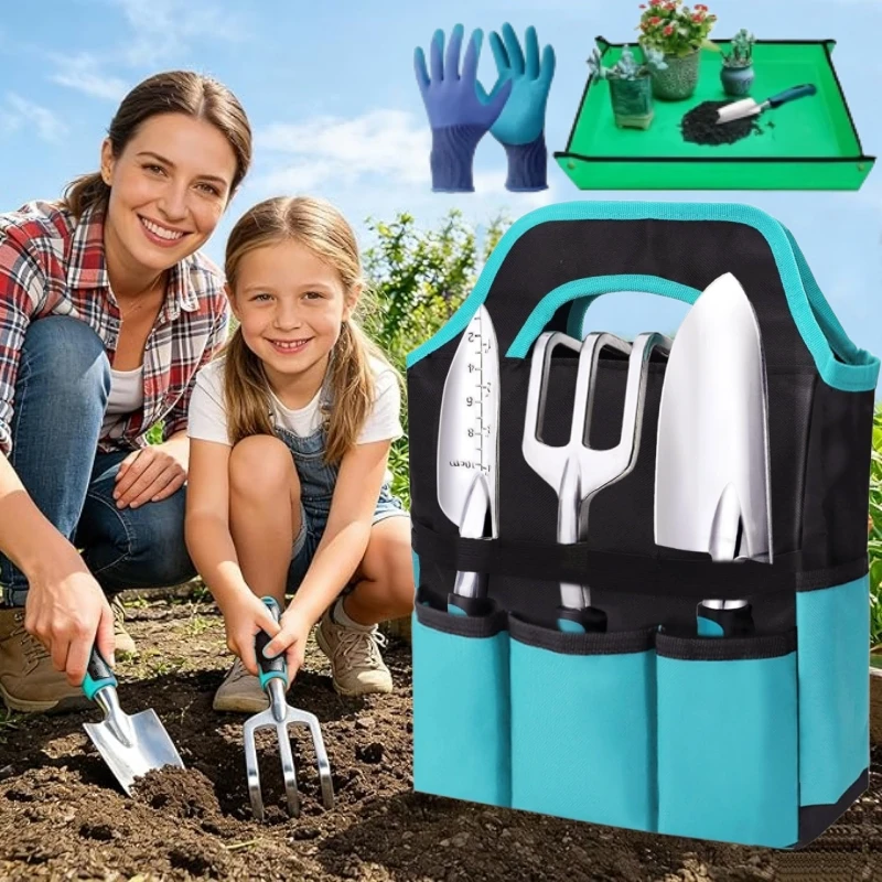 7PCS Garden Hand Tools Set Hea - Spade Digging Fork บทวิจารณ์และราคา