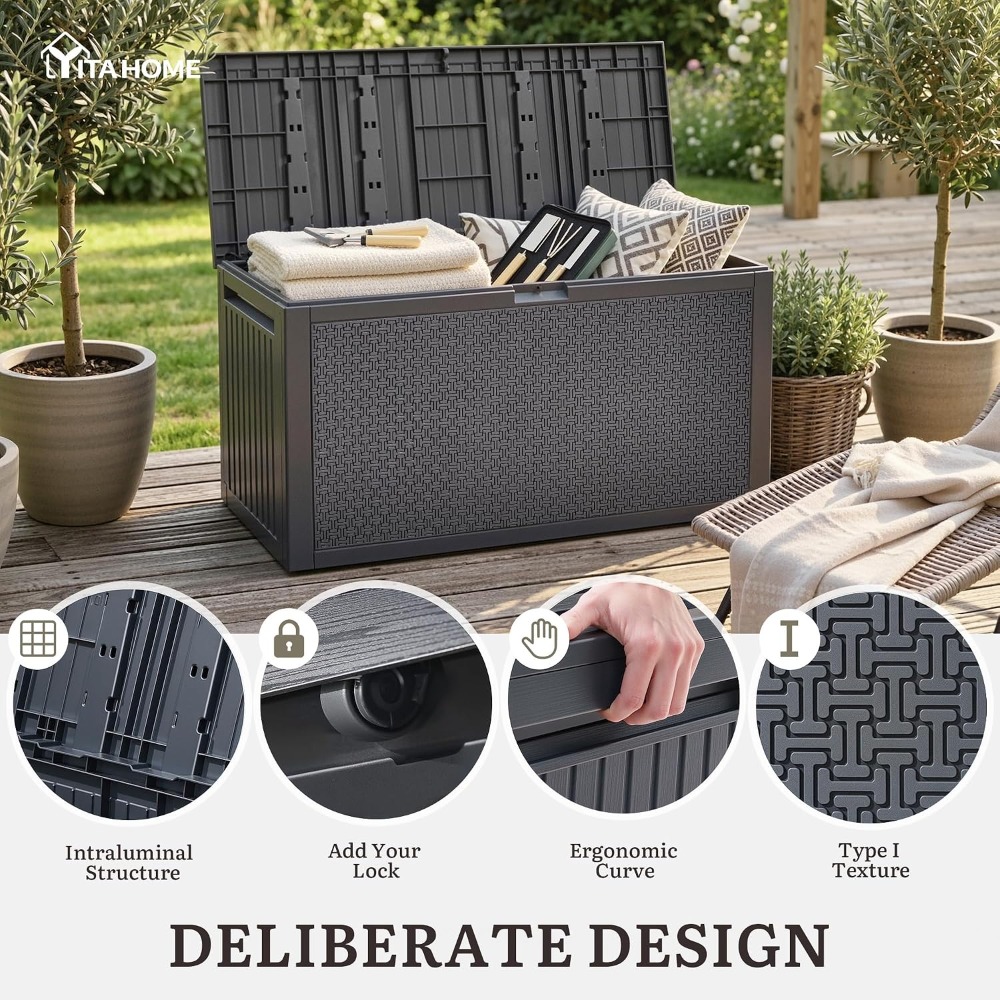 95 Gallon Outdoor Storage Deck - Gardening Tools Images บทวิจารณ์และราคา