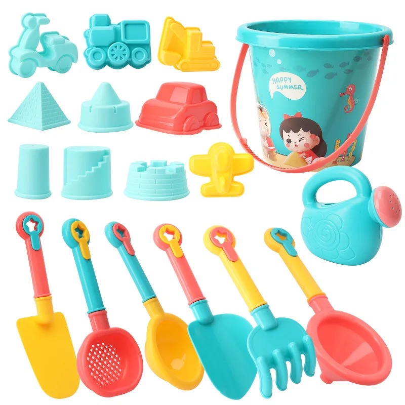 18PCS Beach Toy Set Bucket Sea - Gardening Tools Toys บทวิจารณ์และราคา