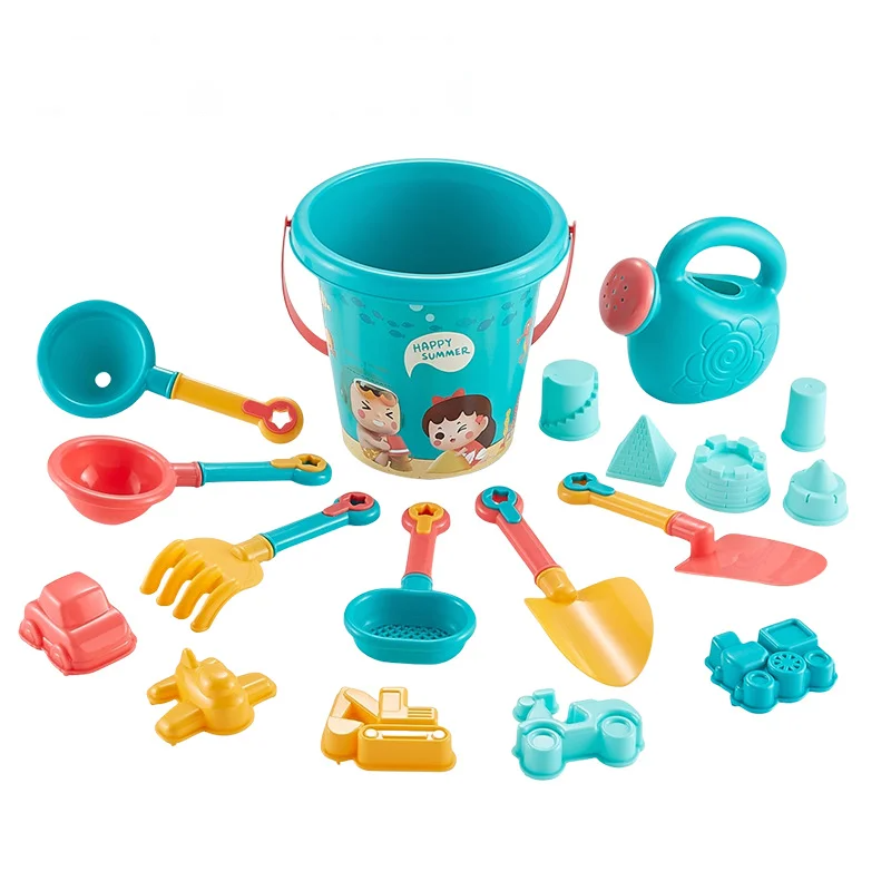 18PCS Beach Toy Set Bucket Sea - Gardening Tools Toys บทวิจารณ์และราคา