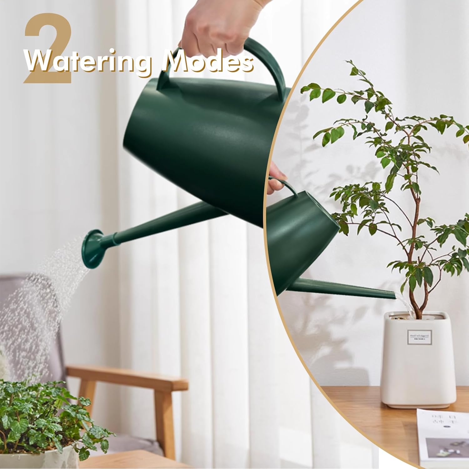 Watering Can for Indoor Outdoo - Watering Can Long Spout บทวิจารณ์และราคา