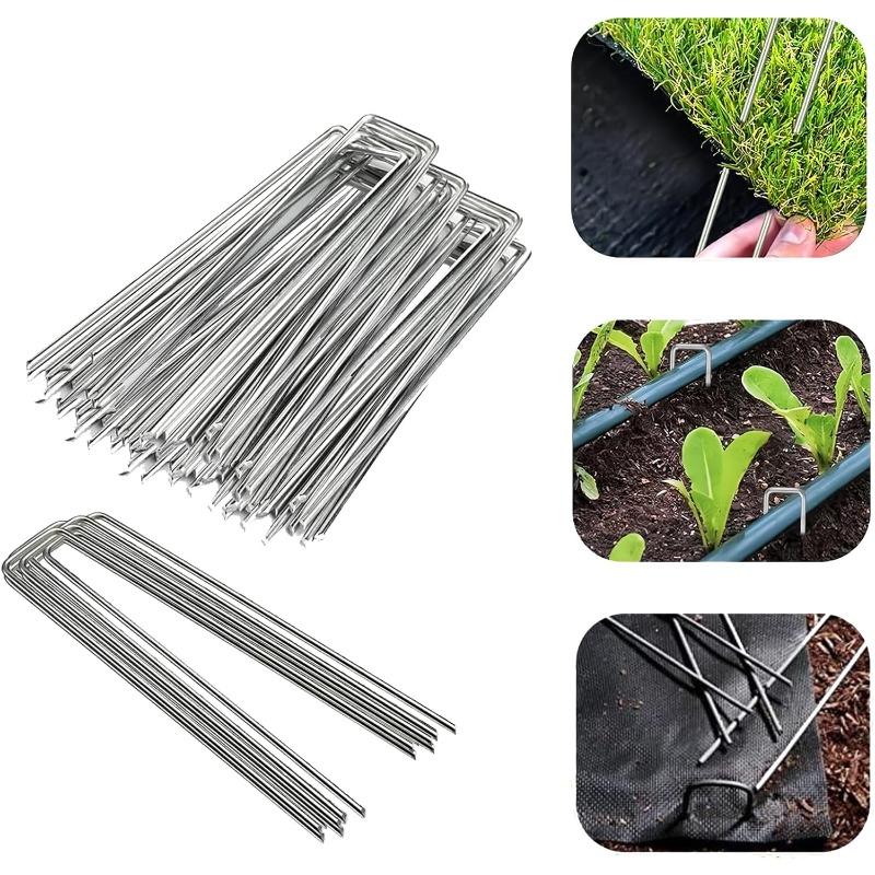 10 Pcs U-shaped Garden Nails A - Gardening Tools Used บทวิจารณ์และราคา