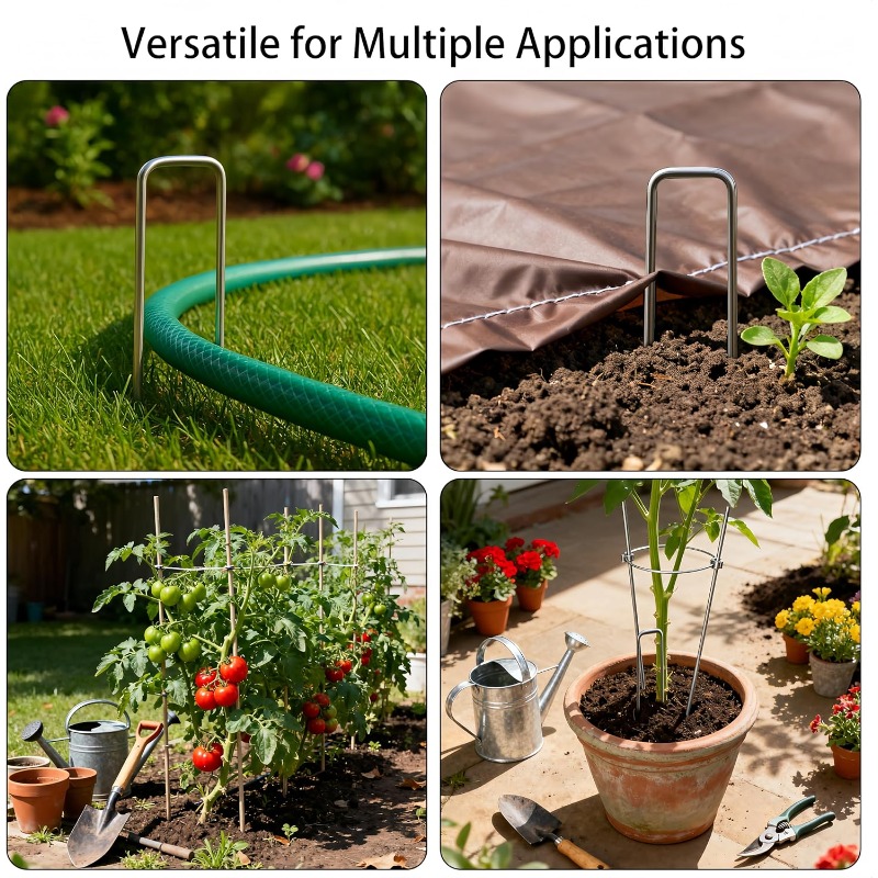 10 Pcs U-shaped Garden Nails A - Gardening Tools Used บทวิจารณ์และราคา