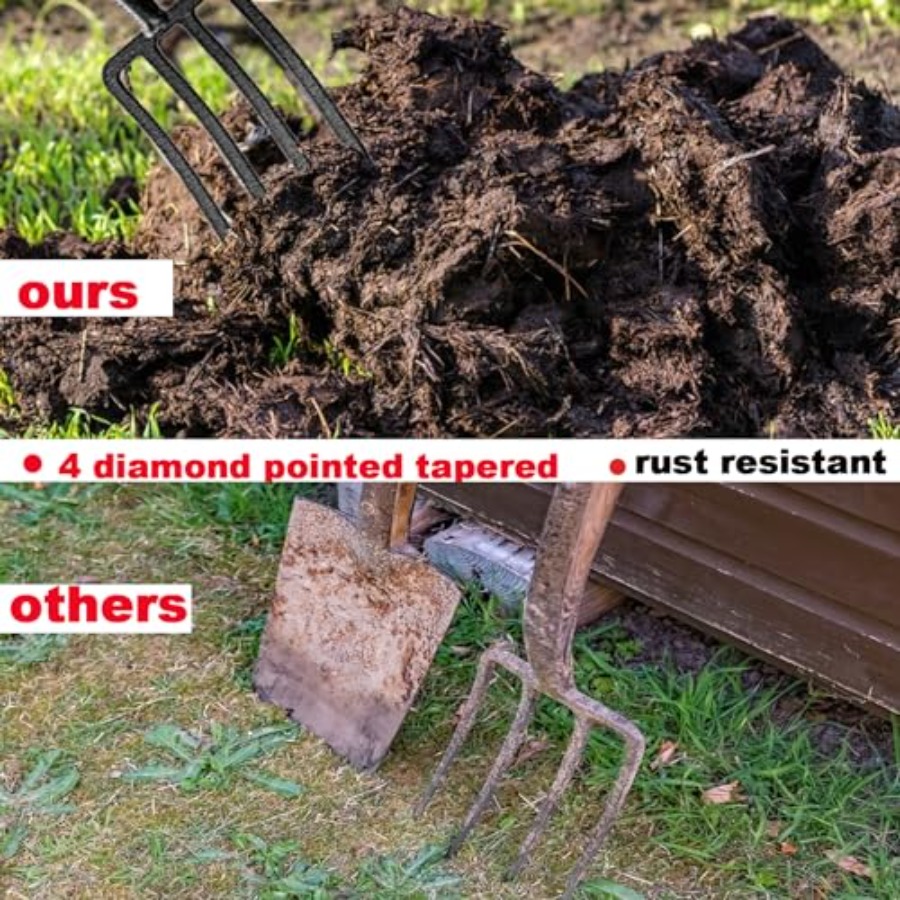 4-Tine Spading Digging Fork Ga - Spade Digging Fork บทวิจารณ์และราคา