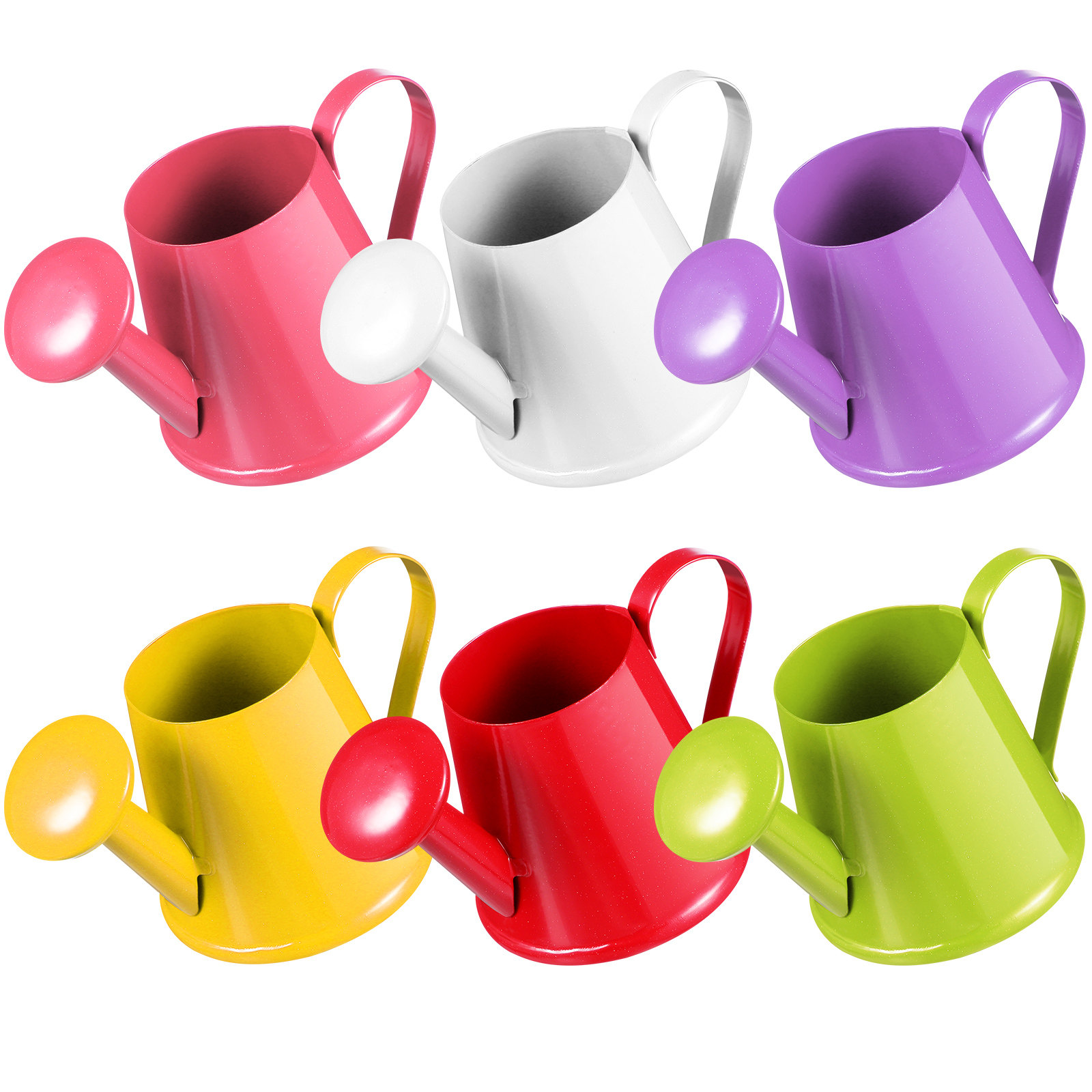 6Pcs Mini Metal Watering Can C - Gardening Tools Photo บทวิจารณ์และราคา