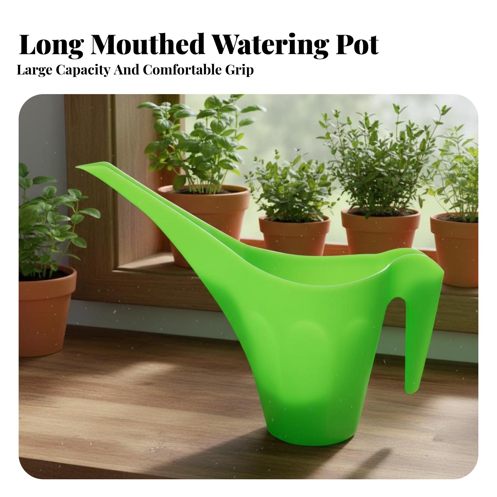 Plastic Watering Can with Spri - Watering Can Long Spout บทวิจารณ์และราคา