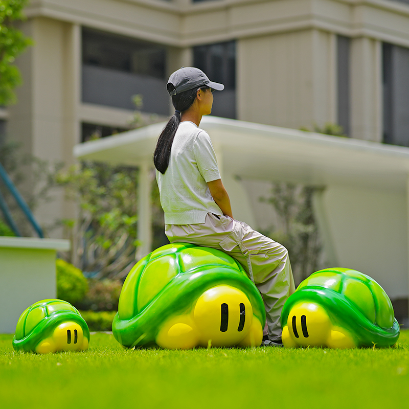 Cartoon turtle fiberglass scul - Gardening Tools Cartoon บทวิจารณ์และราคา