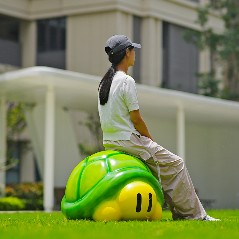 Cartoon turtle fiberglass scul - Gardening Tools Cartoon บทวิจารณ์และราคา