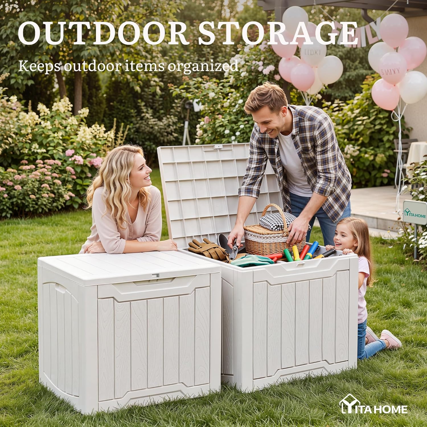 31 Gallon Deck Box Set of 2 Lo - Gardening Tools Images บทวิจารณ์และราคา
