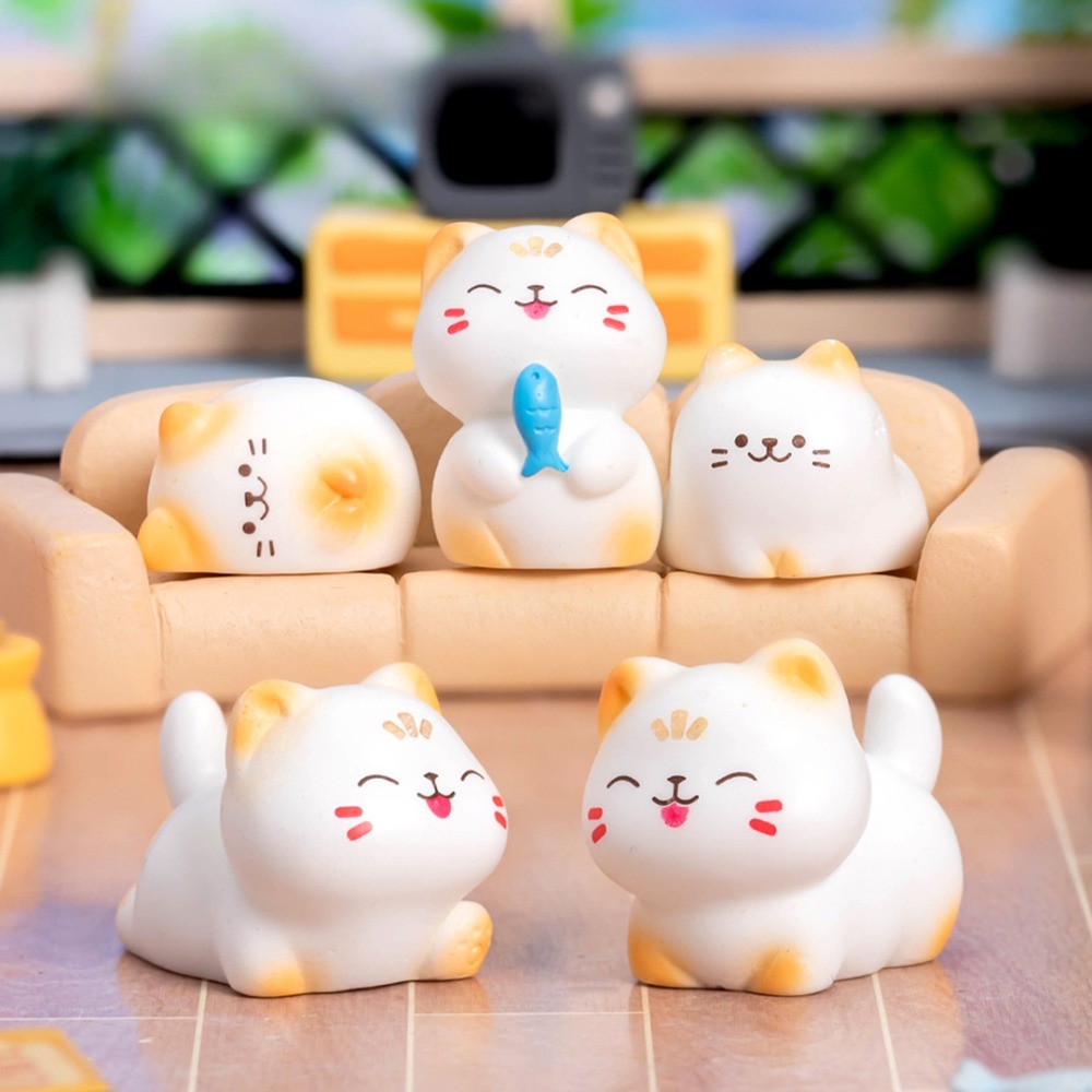 Kawaii Mini Cats Ornament Fair - Gardening Tools Toys บทวิจารณ์และราคา