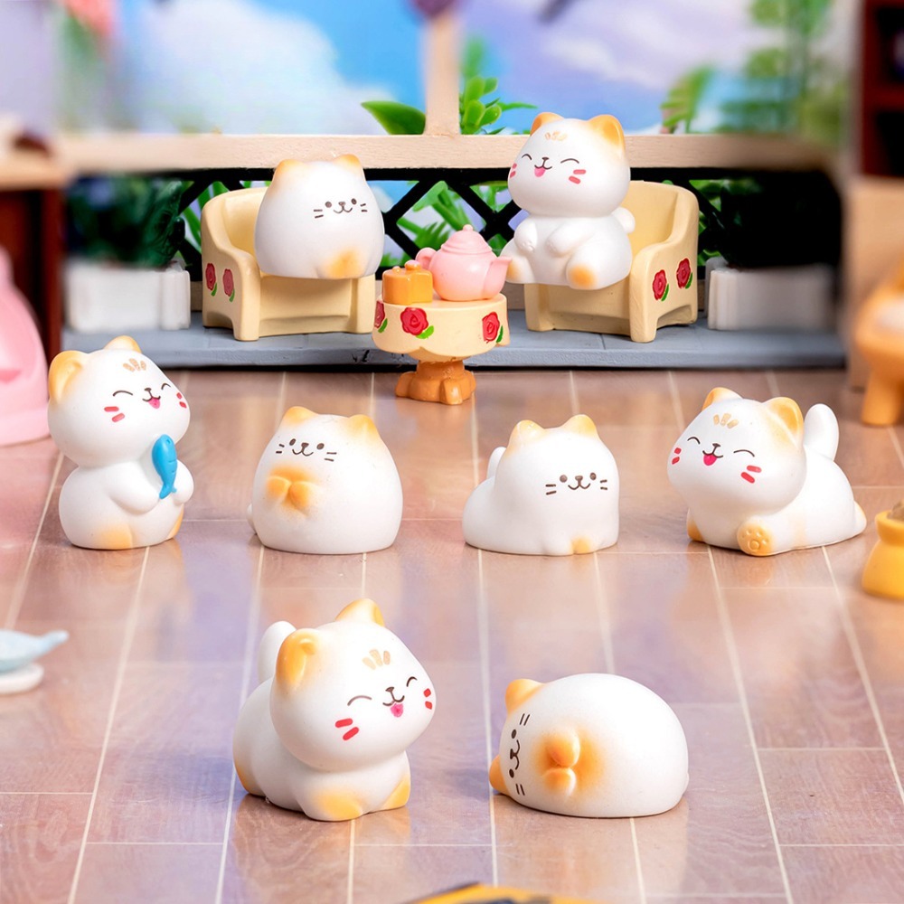 Kawaii Mini Cats Ornament Fair - Gardening Tools Toys บทวิจารณ์และราคา