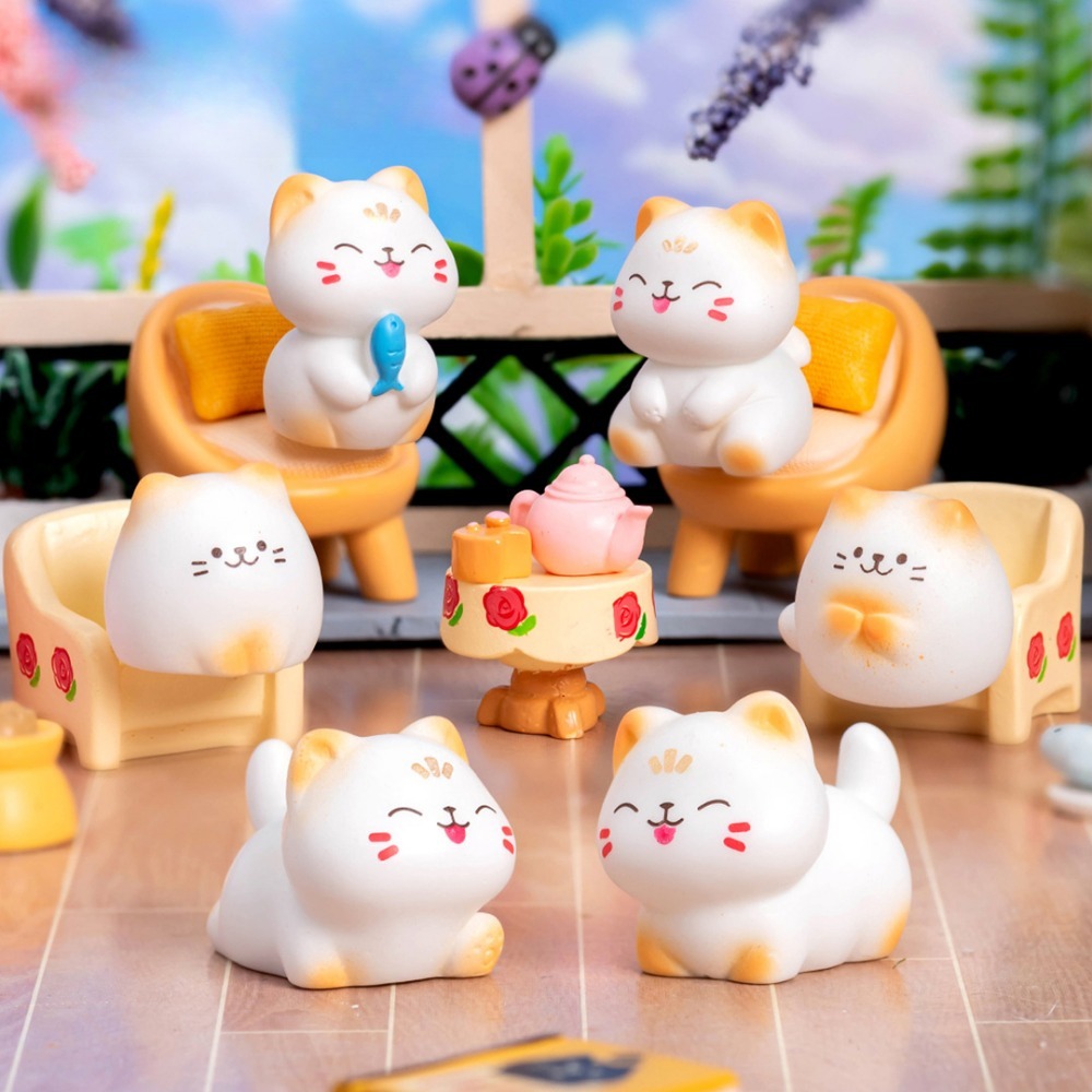 Kawaii Mini Cats Ornament Fair - Gardening Tools Toys บทวิจารณ์และราคา