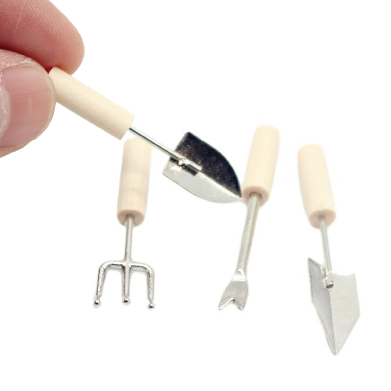 1:12 Dollhouse Miniature Garde - Gardening Tools Toys บทวิจารณ์และราคา