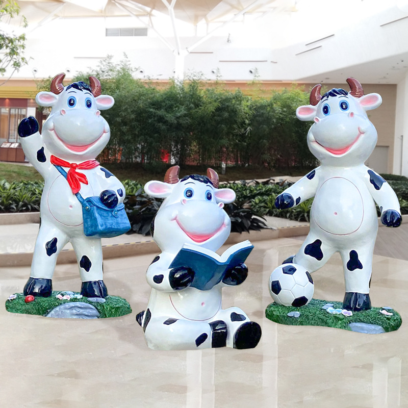 Outdoor, cartoon, cow sculptur - Gardening Tools Cartoon บทวิจารณ์และราคา
