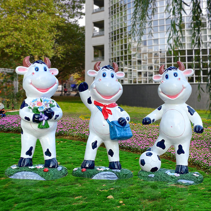 Outdoor, cartoon, cow sculptur - Gardening Tools Cartoon บทวิจารณ์และราคา