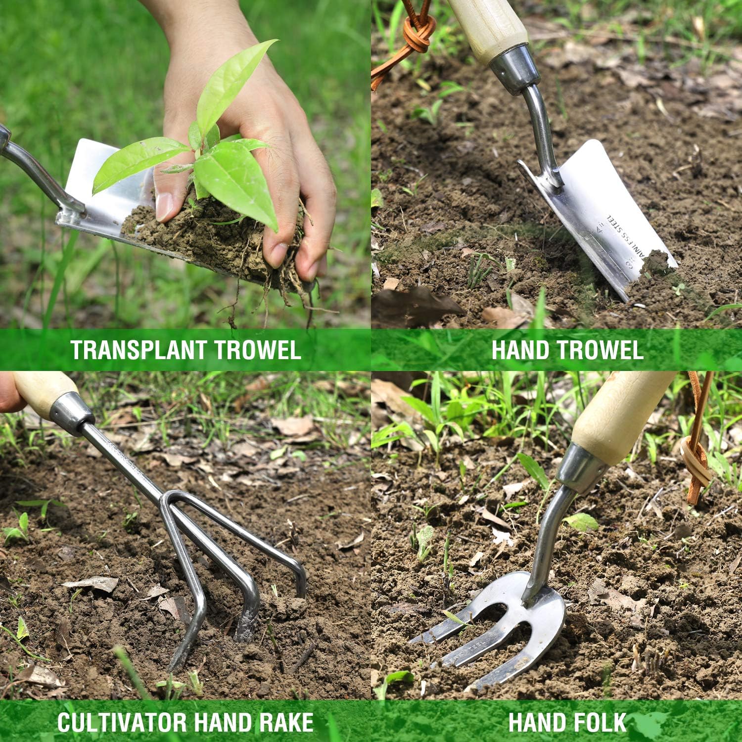 Garden Tools Set, 8 Piece Stai - Gardening Tools Images บทวิจารณ์และราคา