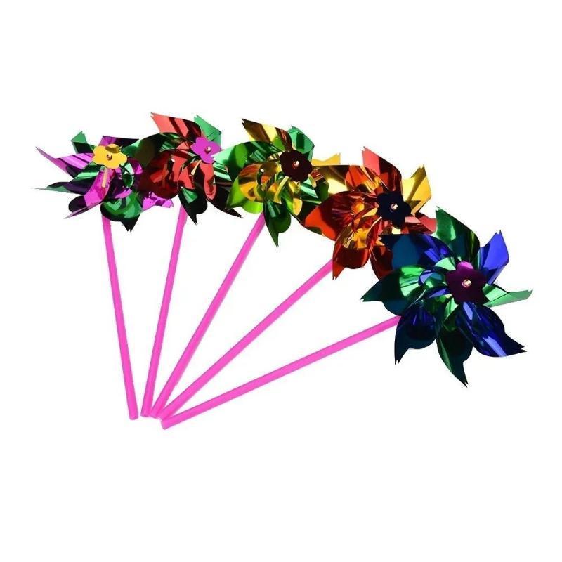6Pcs Plastic Windmill Pinwheel - Gardening Tools Toys บทวิจารณ์และราคา