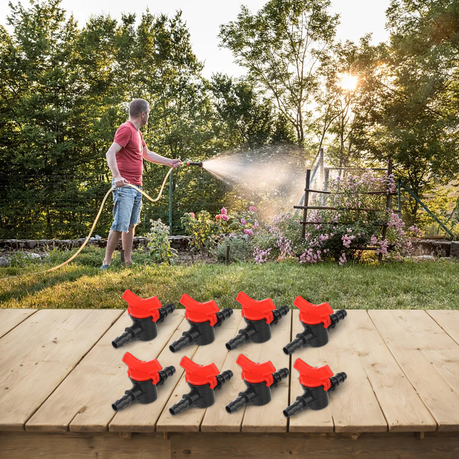 8Pcs Garden Hose Faucet Irriga - Gardening Tools And Accessories บทวิจารณ์และราคา