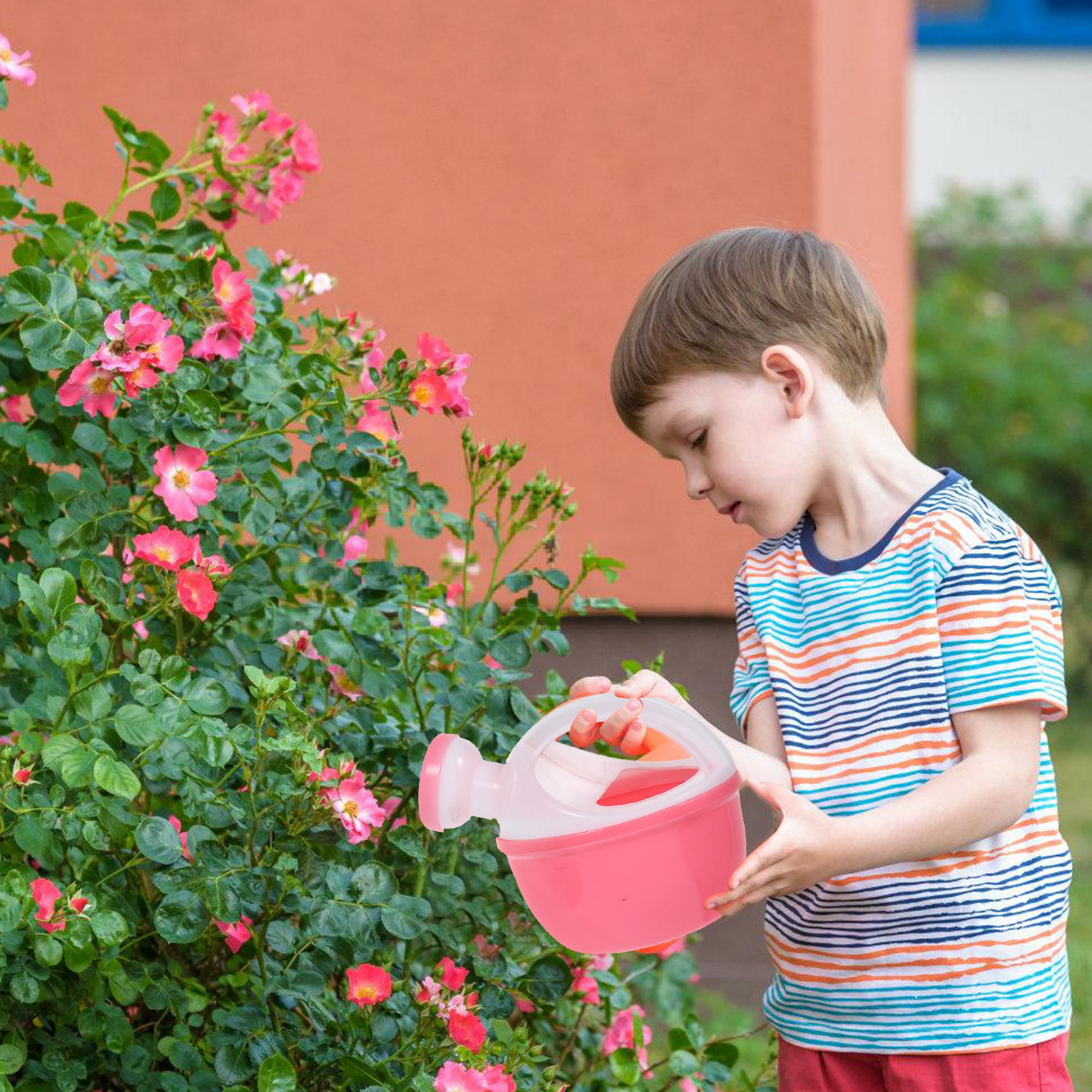 4Pcs Plastic Watering Can Cart - Gardening Tools Cartoon บทวิจารณ์และราคา