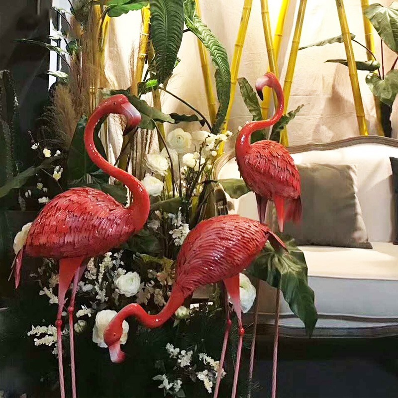 Flamingo Garden Ornament Outdo - Gardening Tools Photo บทวิจารณ์และราคา