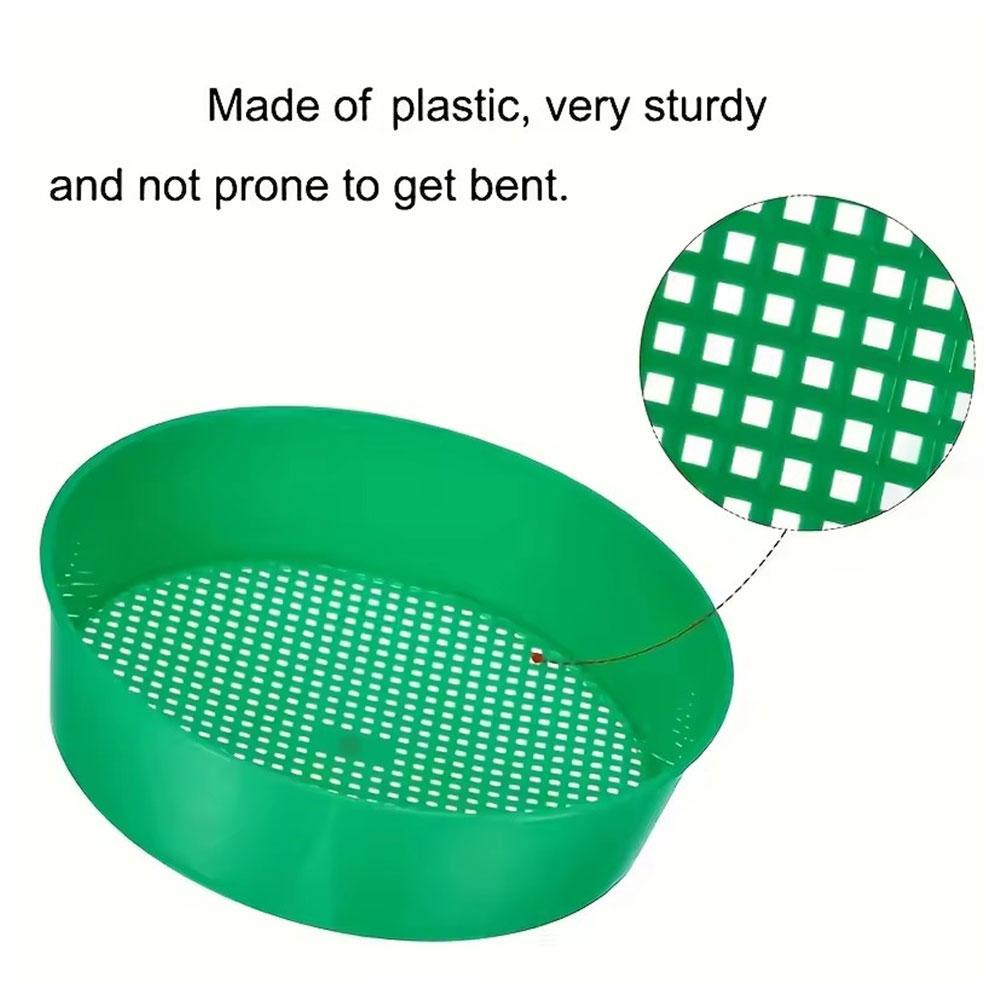 Round Plastic Soil Sifter Tool - Gardening Tools Needed บทวิจารณ์และราคา