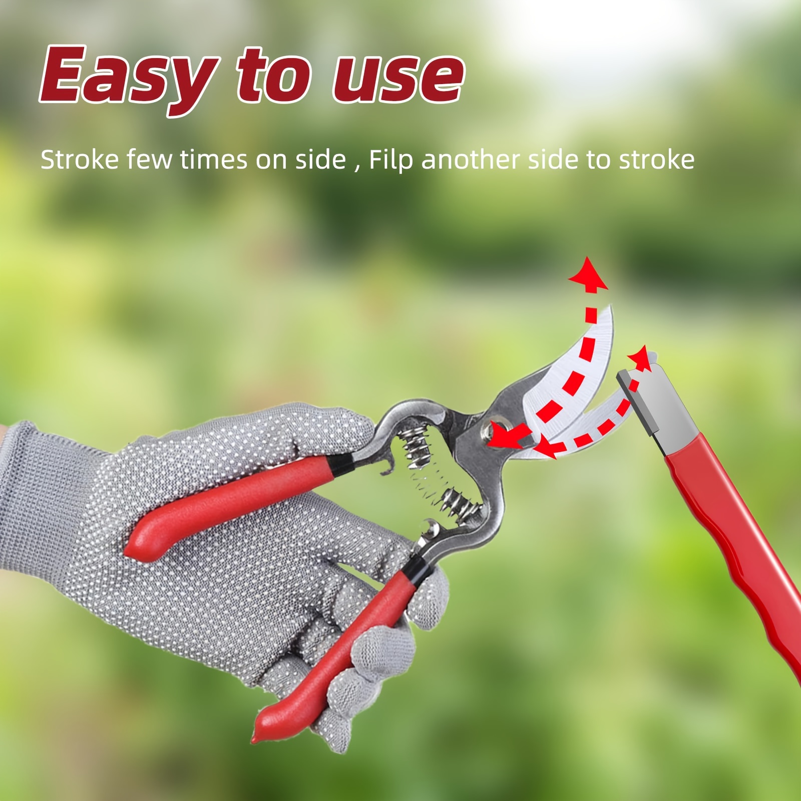 Garden Shears Sharpener, Easil - Gardening Tools Must Haves บทวิจารณ์และราคา