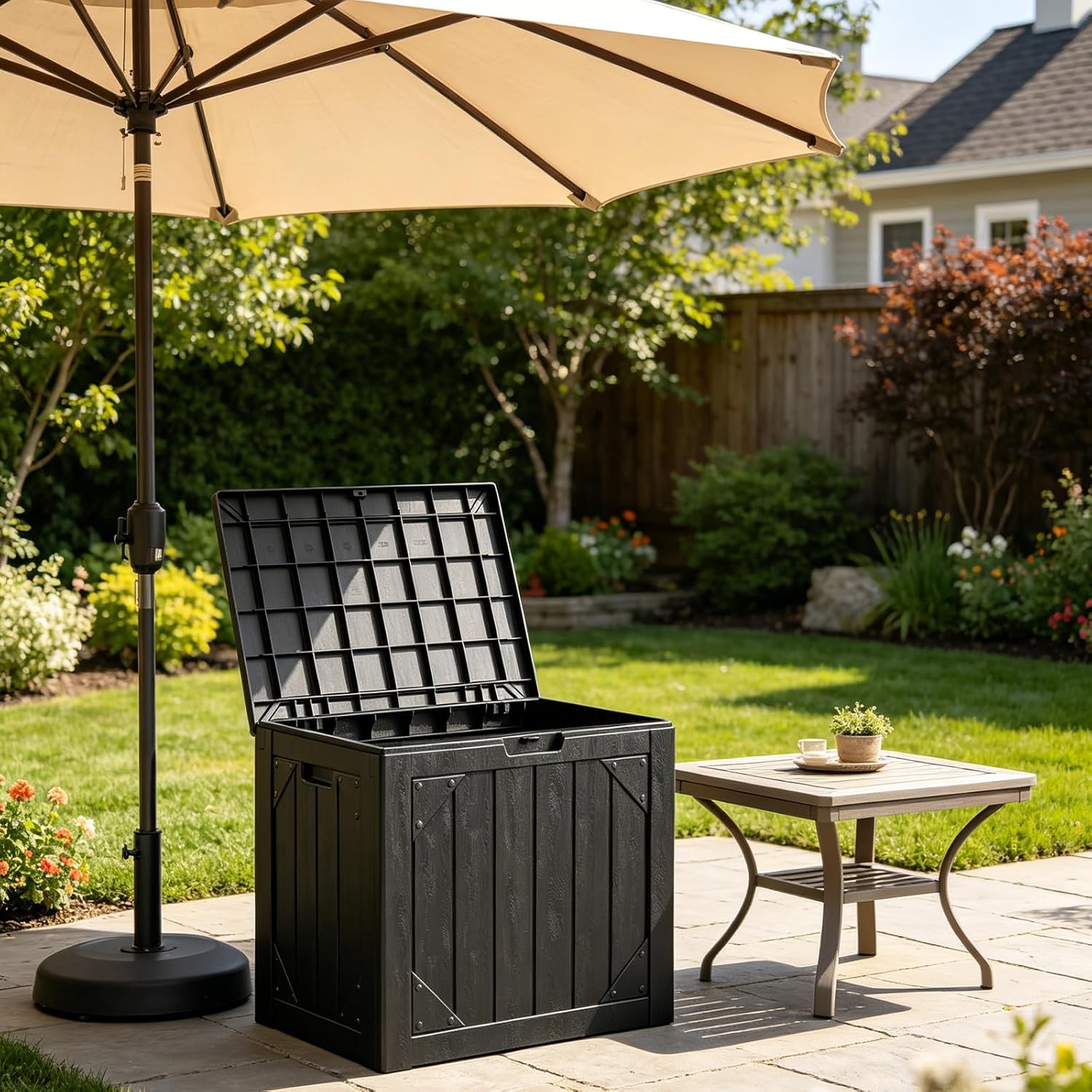 30 Gallon Outdoor Storage Box  - Gardening Tools Images บทวิจารณ์และราคา