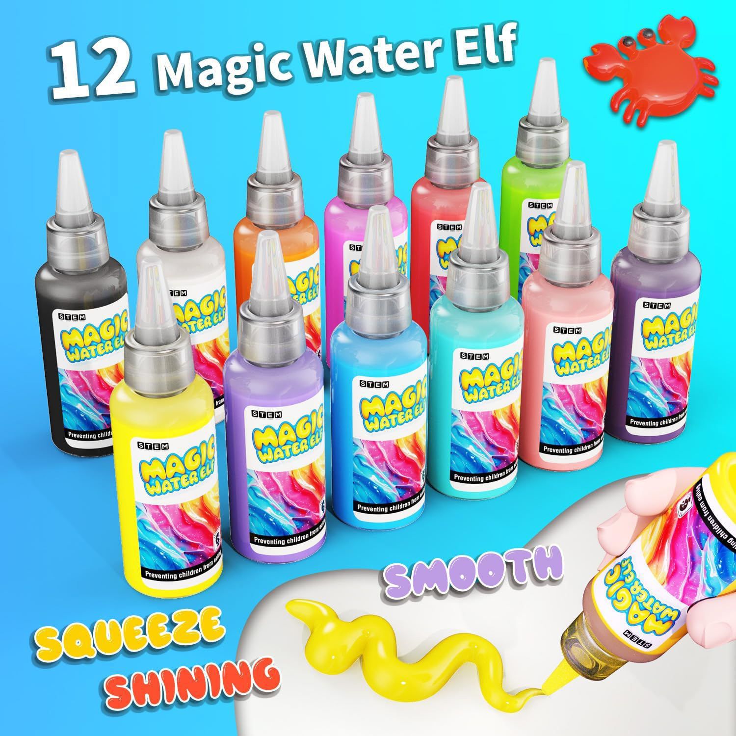 Magic Gel Water Beads Toy: 12- - Gardening Tools Toys บทวิจารณ์และราคา