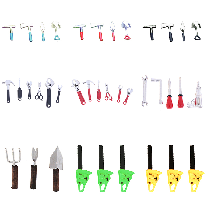 3/4/5/6Pcs Dollhouse Miniature - Gardening Tools Toys บทวิจารณ์และราคา