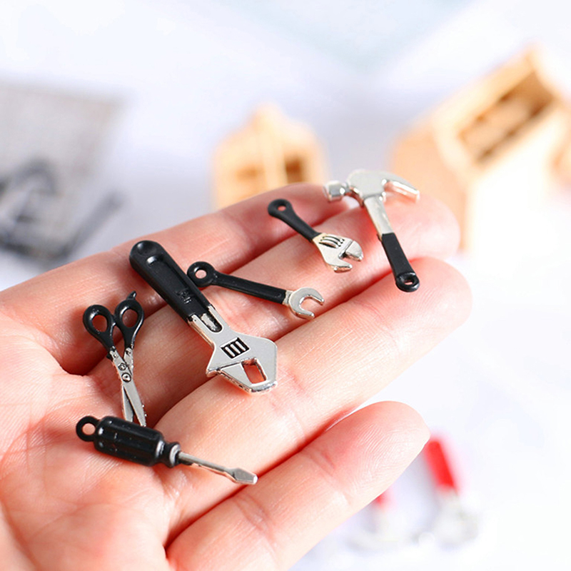 3/4/5/6Pcs Dollhouse Miniature - Gardening Tools Toys บทวิจารณ์และราคา