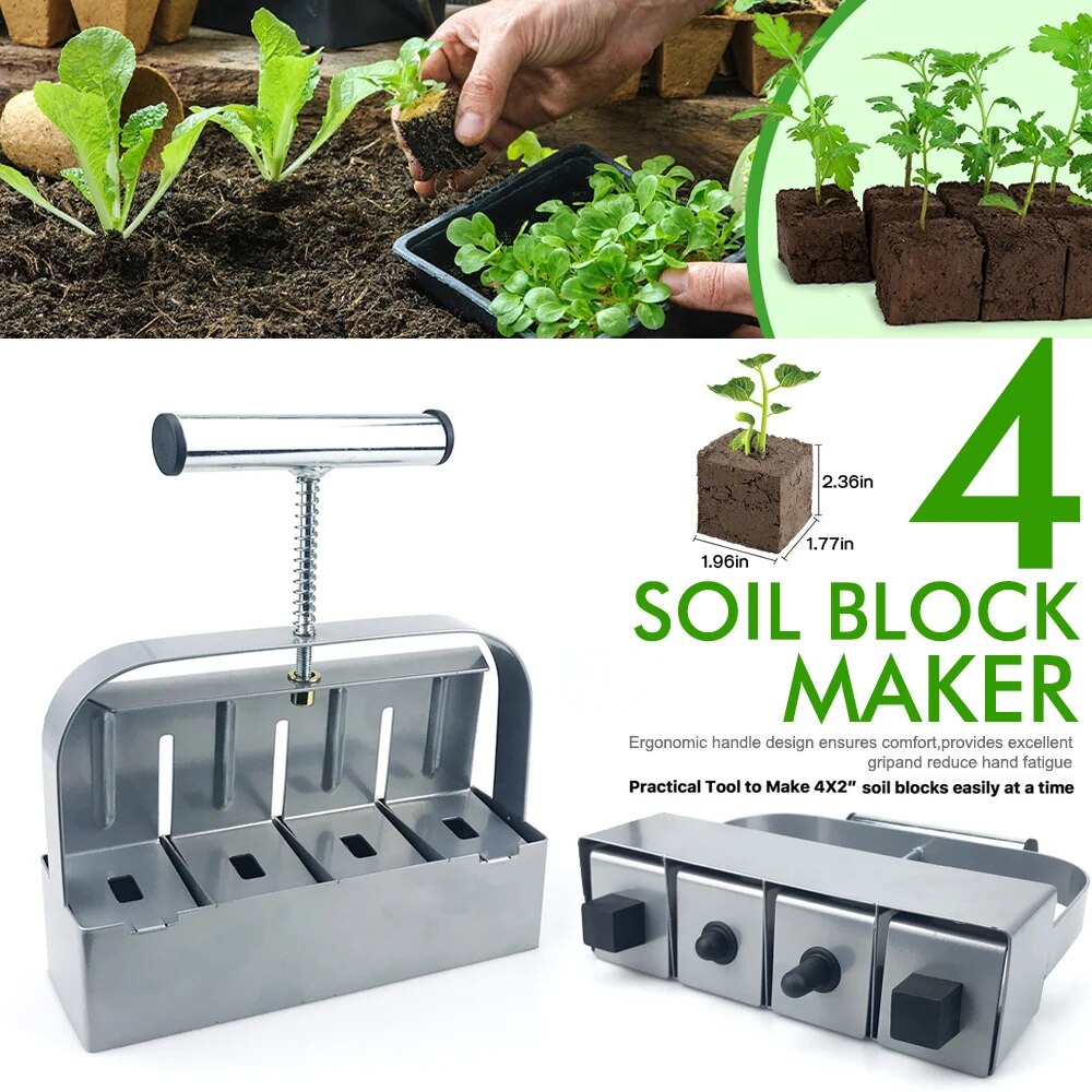 Handheld Seedling Soil Block M - Gardening Tools Used บทวิจารณ์และราคา