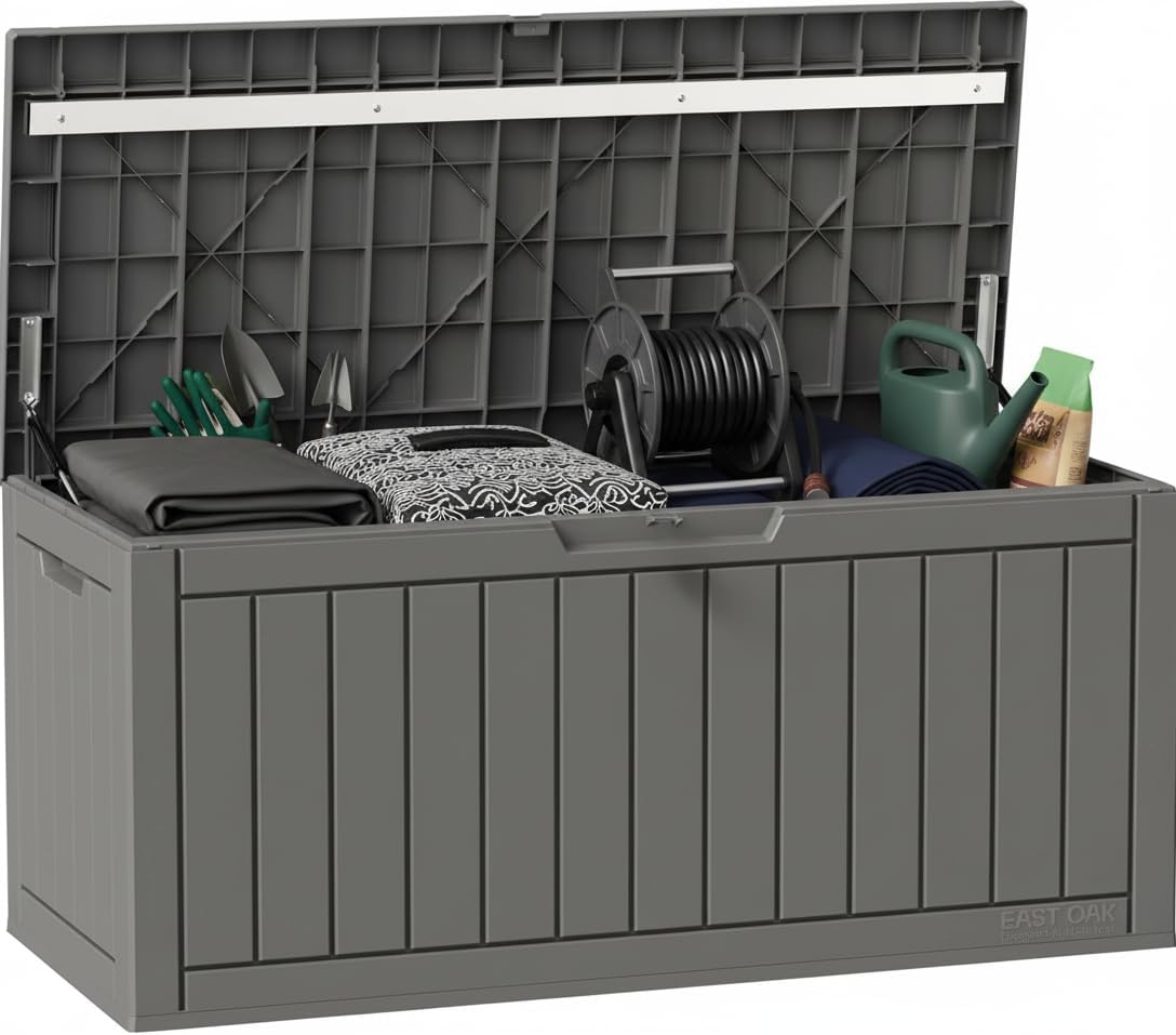 Patio Garden Tool Storage, Gre - Gardening Tools Box บทวิจารณ์และราคา